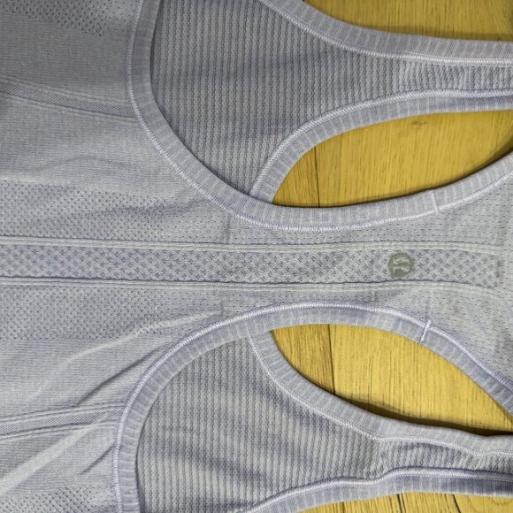 Lululemon Swiftly Tech Racerback Heathered Lilac -Size 6 - Picture 6 of 10